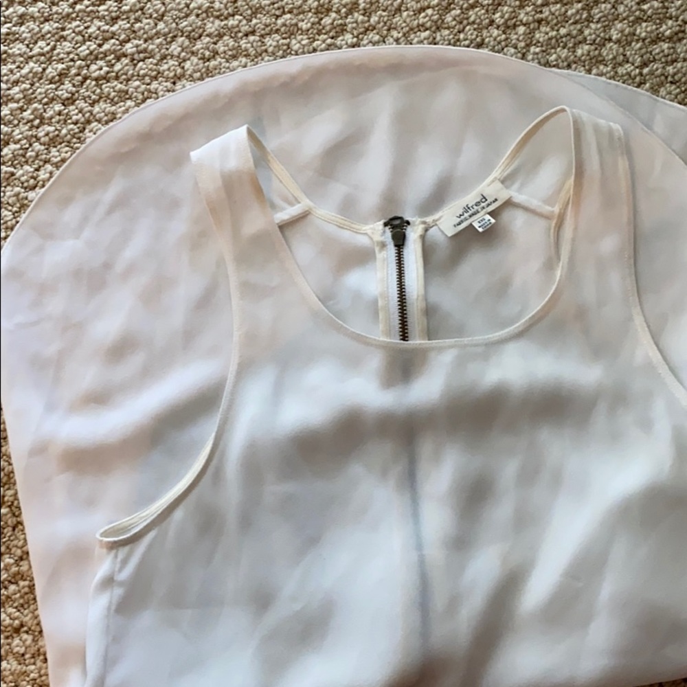 wilfred sevres blouse white size xxs